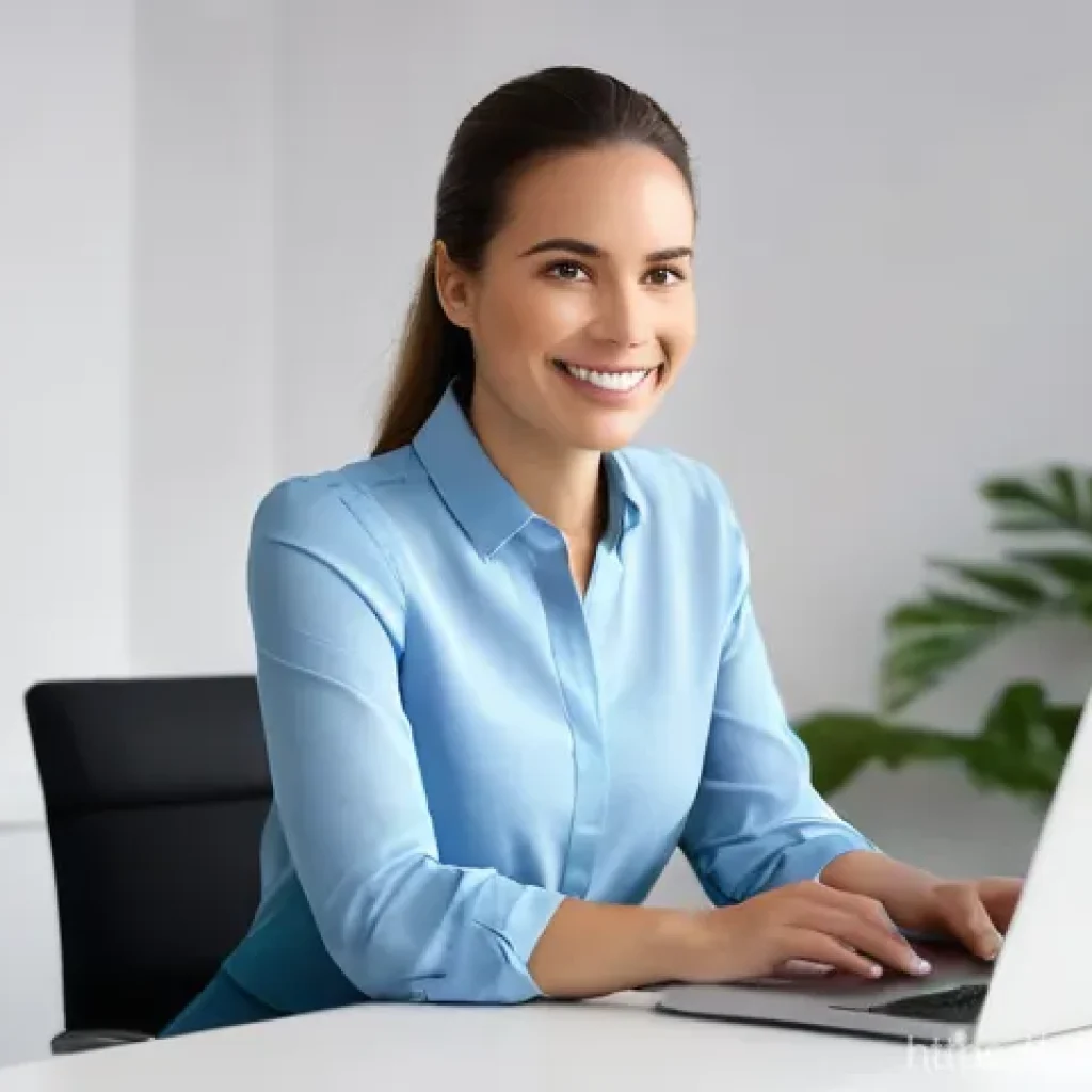 비언어적 커뮤니케이션의 전환기 - **Prompt for Video Call Professionalism:**
"A confident and articulate professional woman in her...